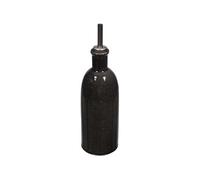 The Home Deco Factory - Bouteille huile vinaigre en grès Tokyo 40 cl Noir G