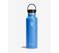 Bouteille Hydro Flask 21 Oz Standard Mouth avec bouchon Standard Flex Cap bleu brillant