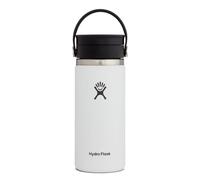 Hydro Flask Gourde isotherme Wide Mouth - bouchon Flex Sip - 473 ml - Blanc