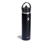 Bouteille Hydro Flask Wide Flex avec bouchon paille noir 24 oz