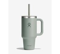 Bouteille isotherme Hydro Flask Wide Flex Straw Travel Bottle 32 Oz Couleur: vert / gris