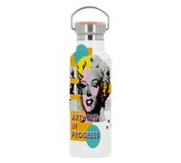 Bouteille Inox Gourde Thermo Isotherme - Artwork In progress Marilyn Pop Art 60's - 500 ml (17 oz)