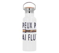 Bouteille Inox Gourde Thermo Isotherme - J'Peux Pas J'ai Flute Musique Instrument Classique - 500 ml (17 oz)