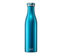 Bouteille Isolante Thermique Bleue 0,75 L Pour Boissons - Lurch - Bouchon