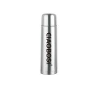 Bouteille Isotherme 1L en Acier Inoxydable avec Bouchon Anti-fuite Argent