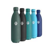 Bouteille Isotherme 1L, Gourde Inox Double Paroi, Gourde Sport Réutilisable sans BPA, Bouteille Métal Étanche pour Sport, Bureau, École, Yoga, Camping, Randonnée, Enfant, Adulte, Femme, Homme