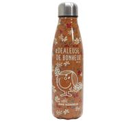 Bouteille isotherme 50 cl motif floral LIBERTY Madame bonheur orange