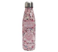 Bouteille isotherme 50 cl motif floral MONSIEUR MADAME série MME PRINCESSE rose