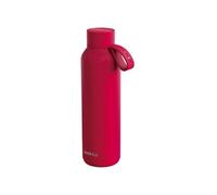 Bouteille Isotherme 630ml Collection Solid avec Sangle Rouge