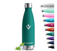 Bouteille Isotherme 750ml, Bouteille d'eau Acier Inoxydable à Double Paroi, Gourde Isotherme Réutilisable, Anti Fuite, sans BPA, pour École, Bureau, Sport, Yoga, Outdoor, Facile à Transporter