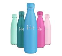 Bouteille Isotherme 750ml, Bouteilles sans BPA, Isolant sous Vide à Double Paroi, Facile à Transporter, Gourde Isotherme Réutilisable, Gourde Inox pour Camping, Enfant, Travail, Voyage, Randonnée