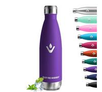 Bouteille Isotherme 750ml, Gourde Inox Étanche, Gourde Métal sans BPA, Réutilisable, Bouteille d'eau Acier Inoxydable à Double Paroi, Gourde Isotherme pour École, Bureau, Sport, Randonnée, Voyage