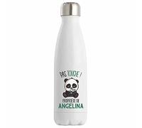 Bouteille Isotherme Angelina Pas Touche Panda | Idée Gourde Cadeau Travail Métier Humour Collègue Homme Anniversaire Noël