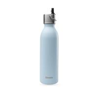 Qwetch - Bouteille Isotherme ACTIVE Avec Bouchon Sport - Bouteille isotherme Matt Pastel Bleu - 600 ml
