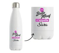 Bouteille Isotherme Cette belle meuf sappelle Sara - Bottle - Idée Bouteille Isotherme Cadeau Anniversaire Fête Original Famille Travail Départ Collègue Retraite Noël.