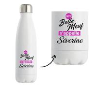 Bouteille Isotherme Cette belle meuf sappelle Severine - Bottle - Idée Bouteille Isotherme Cadeau Anniversaire Fête Original Famille Travail Départ Collègue Retraite Noël.