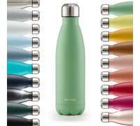 Bouteille Isotherme Charles- Gourde 500ml - Gourde Inox Sans Bpa Froid&chaud- Thermos Isotherme En Métal- Bouteille D'eau- Thermo- Bouteille Isotherme 500ml - Summer Green-Vert