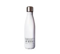 Bouteille Isotherme « Chut Je Bosse Non J’Déconne » - Gourde Humour - Cadeau Original pour Collègue, Ami, Bureau