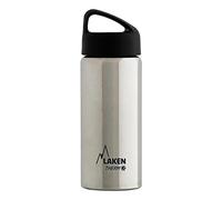 Bouteille isotherme Classique de Laken en acier inoxydable avec isolation sous vide et goulot large 500 ml Argent