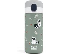 Monbento Gourde isotherme Raccoon – 360 ml inox à bec verseur vert
