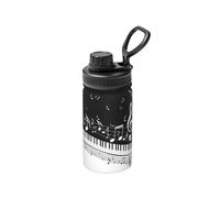 Bouteille isotherme de 340,2 g, pot spatial de 340,2 g, fabriqué en matériau de qualité alimentaire respectueux de l'environnement, isolation durable et efficace