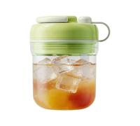 Bouteille isotherme de 380 ml, gourde 2 en 1 étanche avec moule à glaçons à démoulage rapide et paille intégrée pour une hydratation facile. Design résistant et portable, idéal pour conserver les bois