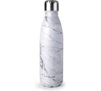 Ibili Bouteille isotherme Marbre – 500 ml – Acier inoxydable 18/10, double paroi, réutilisable