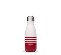 Bouteille isotherme double paroi en Inox Qwetch 260 ml Marinière Rouge