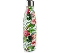 Ibili Bouteille isotherme double paroi Jardin 500 ml Acier inoxydable 18/10 Réutilisable Vert G