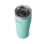 Bouteille isotherme empilable YETI Rambler en acier inoxydable avec couvercle MagSlider, couleur cume de mer