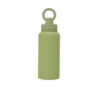Bouteille isotherme en acier inoxydable 304 de 1 000 ml avec couvercle de rangement pour téléphone, bouteille de camping avec joint anti-fuite en acier inoxydable