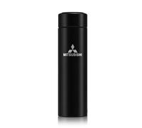 Bouteille Isotherme en Acier Inoxydable,Bouteille Isotherme sous Vide avec Affichage de la Température Ecran LED,Pour Mitsubishi Triton VI Single Cab 2023-2025.