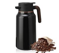 Bouteille isotherme en acier inoxydable de 2 l de qualité supérieure, double paroi, grande capacité, élégante et pratique, pour la maison et le bureau