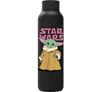 Bouteille Isotherme En Acier Inoxydable Solid Jet Black 630 Ml The Mandalorian Grogu Neon