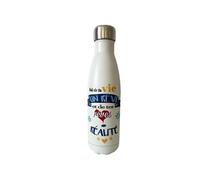 Bouteille isotherme en inox Citation - Beige - Contenance de 500 ml
