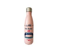 Thermos et bouteille isotherme ENESCO Bouteille isotherme en inox Citation - Orange - Contenance de 500 ml