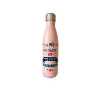 Thermos et bouteille isotherme ENESCO Bouteille isotherme en inox Citation - Orange - Contenance de 500 ml