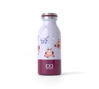 MONBENTO - Bouteille Isotherme Enfant - Gourde Inox Isotherme 350ml - Garde au Chaud/Froid - MB Cooly mauve Owly