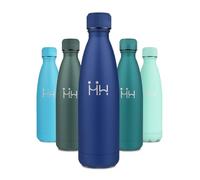 Bouteille Isotherme Enfant 500ml, Étanche Isolation à Double Paroi, Réutilisable, Bouteilles sans BPA, Facile à Transporter, Gourde Inox pour Camping, Enfant, Travail, Voyage, Randonnée, Ciclismo