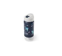 Bouteille isotherme enfant Twisty Wolf 2-en-1 300 ml - Acier inoxydable - Compartiment snack