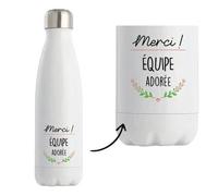 Bouteille Isotherme Équipe Adorée Réutilisable Multicolore