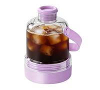 Bouteille Isotherme et Moule à Glaçons,400 ml, gobelet réutilisable et portable | Pour Bouteille à Eau, Café Froid, Cocktail, Whisky,pour Jus Whisky Café Froid Boissons Sport Extérieur Été