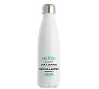 Bouteille isotherme Formidable Atsem | Gourde Idée Cadeau Travail Boulot Métier Départ Retraite Collègue Femme