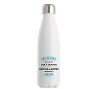 Bouteille isotherme Formidable Nounou | Gourde Idée Cadeau Travail Boulot Métier Départ Retraite Collègue Femme