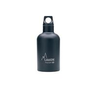Bouteille isotherme Futura de Laken en acier inoxydable avec isolation sous vide et goulot étroit 350 ml Noir