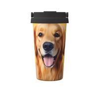 Bouteille isotherme Golden Retriever, tasse à café portable, tasse à eau pour le bureau et le fitness