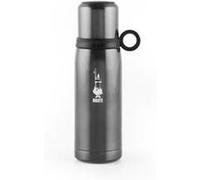 Bialetti Bouteille thermique To Go – Double paroi, 460 ml, chaud 12h / froid 24h, acier, gris foncé