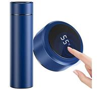 Bouteille Isotherme Homealexa En Acier Inoxydable 500ml Avec Affichage De La Température Intelligent Température À Ecran Led Bleu