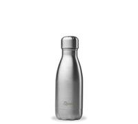 Qwetch - Bouteille Isotherme Originals Inox Brossé 260ml - 24h Froid et 12h Chaud - Etanche & Réutilisable - Gourde inox isotherme pour Sport, Voyage, Bureau, Randonnée