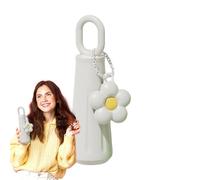 Bouteille isotherme, isotherme anti-fuite avec poignée, bouteille isotherme colorée portable, bouteille d'eau de 450 ml avec pendentif en forme de , pour boissons froides et chaudes